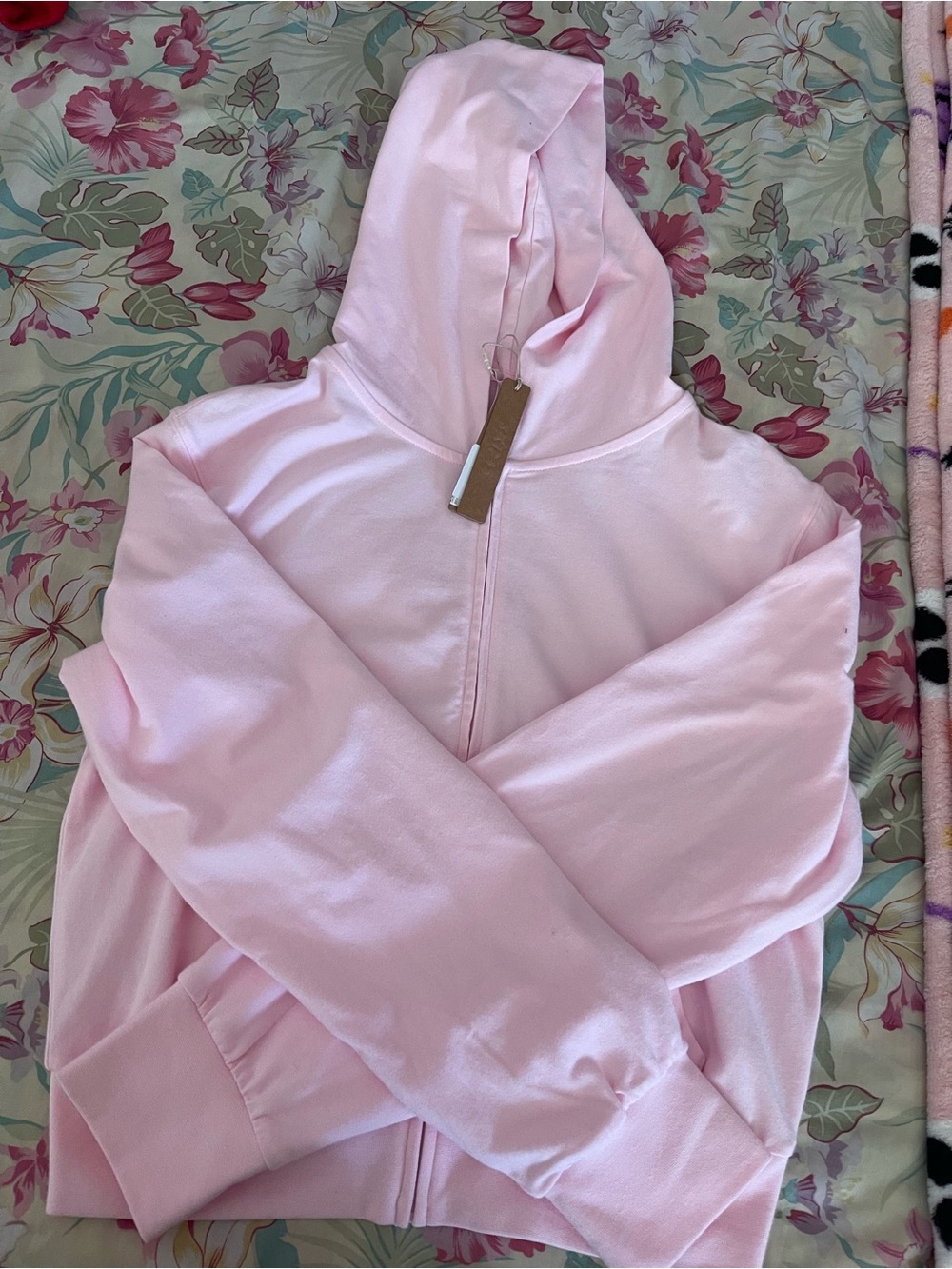 Skims Cotton Jersey Zip UP